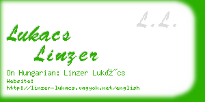 lukacs linzer business card